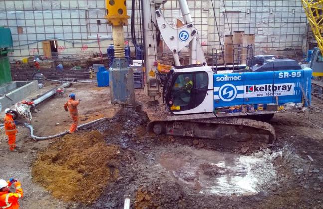 SR-95 u. SR-75 in London | Soilmec Deutschland GmbH 